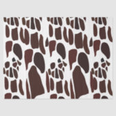 Giraffe Skin Pattern Seidenpapier (Vorderseite)
