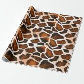 Giraffe Skin Pattern Wrapping Paper Geschenkpapier (Ungerollt)