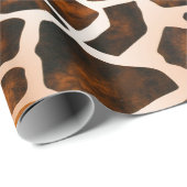 Giraffe Skin Pattern Wrapping Paper Geschenkpapier (Rolleneckpunkt)