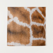 Giraffe Skin: Realistische Tiertextur Wandteppich (Vorderseite (Horizontal))