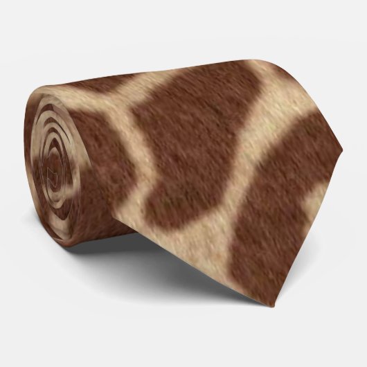 Giraffe Skin Spots 2 Krawatte (Gerollt)