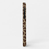 Giraffe Skin Texture Dark Brown Muster Case-Mate iPhone Hülle (Hinten/Links)