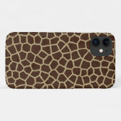 Giraffe Skin Texture Dark Brown Muster Case-Mate iPhone Hülle (Rückseite (Horizontal))