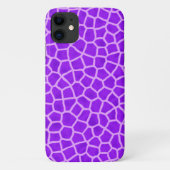 Giraffe Skin Texture Lila Muster Case-Mate iPhone Hülle (Rückseite)