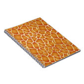 Giraffe Skin Texture Pattern Notizblock (Rechte Seite)