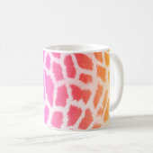 Giraffe Skin Texture Rainbow Color Pattern-14425 Kaffeetasse (VorderseiteRechts)