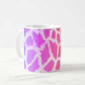 Giraffe Skin Texture Rainbow Color Pattern-14425 Kaffeetasse (Vorderseite Links)