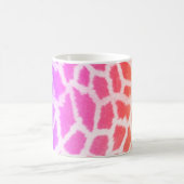 Giraffe Skin Texture Rainbow Color Pattern-14425 Kaffeetasse (Mittel)