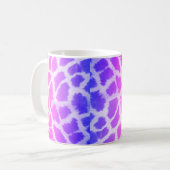 Giraffe Skin Texture Rainbow Color Pattern Kaffeetasse (Vorderseite Links)