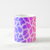 Giraffe Skin Texture Rainbow Color Pattern Kaffeetasse (Mittel)
