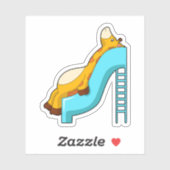 Giraffe Slide Aufkleber (Blatt)