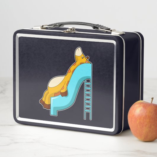 Giraffe Slide Metall Brotdose (Beispiel)