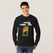 Giraffe Sloth Funny für Kinder T-Shirt (Vorne ganz)