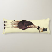 Giraffe Smoking Jacket Seitenschläferkissen (Vorderseite)