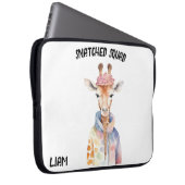 Giraffe "Snatched Squad" Laptopschutzhülle (Vorne Rechts)