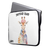 Giraffe "Snatched Squad" Laptopschutzhülle (Vorderseite Links)