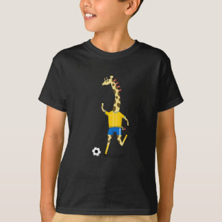 Giraffe Soccer Sport T - Shirt