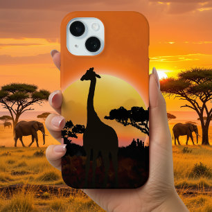 Giraffe Sonnenuntergang Handyhülle Afrikanische Sa Case-Mate iPhone Hülle