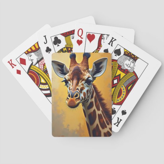 Giraffe Spielkarten (Rückseite)
