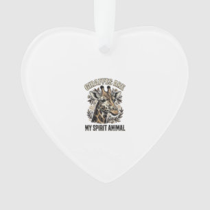 Giraffe-Spirit-Tier Vintage-Stich-Shirt Desi Ornament