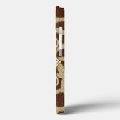 Giraffe Spot Animal Print Wild Monogram IPAD Case (Rückseite / Links)