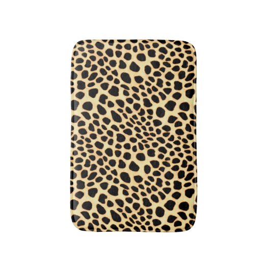 Giraffe Spots Bath Mat Badematte (Vorderseite Vertikal)