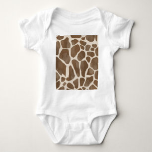 Giraffe Spots Druckmuster Baby Strampler