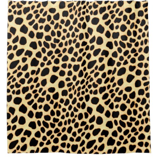 Giraffe Spots Duschvorhang (Vorderseite)