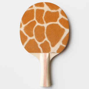 Giraffe Spots Exotic Animal Print Tischtennis Schläger