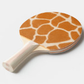Giraffe Spots Exotic Animal Print Tischtennis Schläger (Vorderseite)