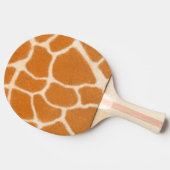 Giraffe Spots Exotic Animal Print Tischtennis Schläger (Seitenansicht)