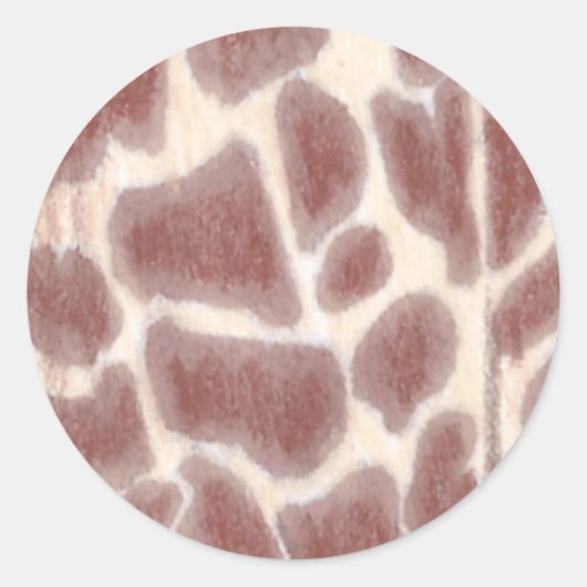 Giraffe Spots Muster benutzerdefinierte Sticker (Vorderseite)