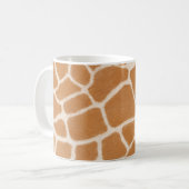 Giraffe Spots realistische Tierfütterung Kaffeetasse (Vorderseite Links)
