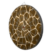 Giraffe Spots Wild Safari Tierhaut Print Dartscheibe (Vorderseite rechts)