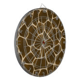 Giraffe Spots Wild Safari Tierhaut Print Dartscheibe (Vorderseite Links)