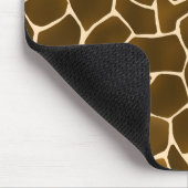 Giraffe Spots Wild Safari Tierhaut Print Mousepad (Ecke)
