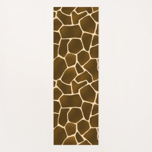 Giraffe Spots Wild Safari Tierhaut Print Yogamatte