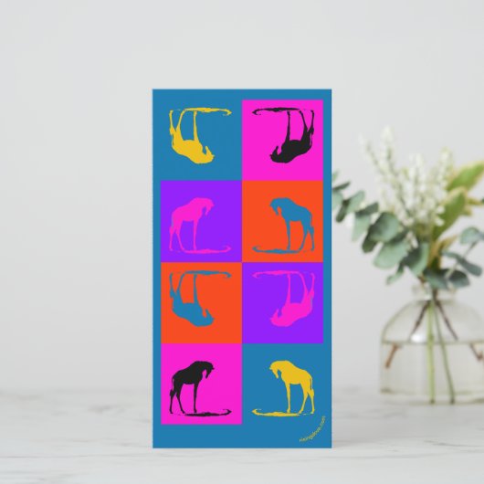 Giraffe Stack 4x8 Miriam Kilmer von risingdove.com (Stehend Vorderseite)