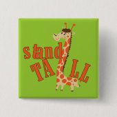 Giraffe Stand Tall Button (Vorderseite)