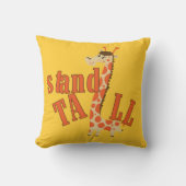 Giraffe Stand Tall Kissen (Vorderseite)