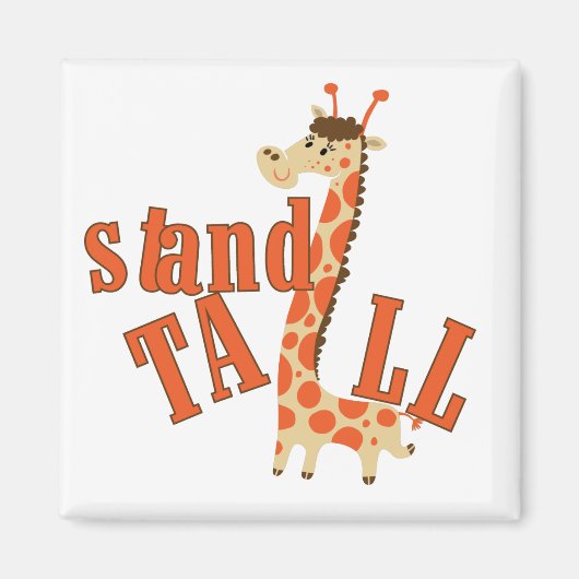 Giraffe Stand Tall Magnet (Vorne)