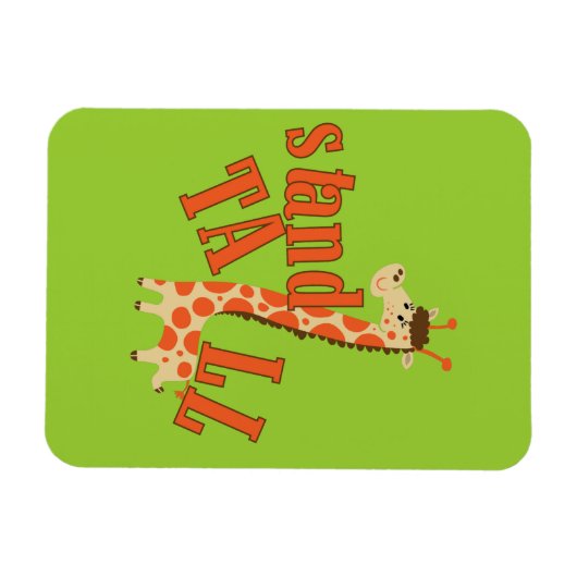 Giraffe Stand Tall Magnet (Horizontal)