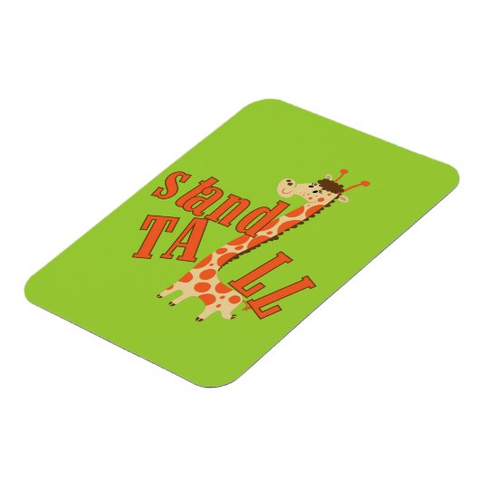 Giraffe Stand Tall Magnet (Linke Seite)