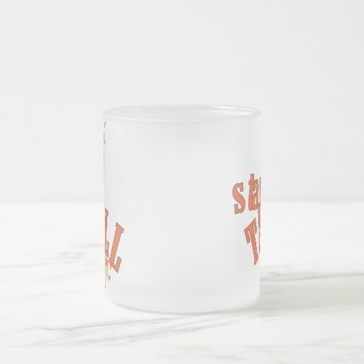 Giraffe Stand Tall Mattglastasse (Mittel)