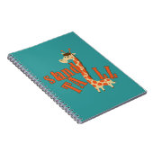 Giraffe Stand Tall Notizblock (Rechte Seite)