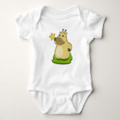 Giraffe Star Baby Strampler (Vorderseite)