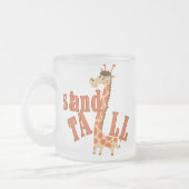 Giraffe Steh Hoch Mattglastasse (Links)