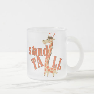 Giraffe Steh Hoch Mattglastasse