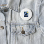 Giraffe Sternennacht Vintage Button (Beispiel)