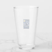 Giraffe Sternennacht Vintage Glas (Rückseite)